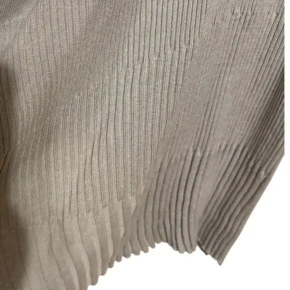 NWT   COLDWATER CREEK GRAY RIBBED SWEATER VEST    ONE SIZE   #4 - Picture 2 of 6